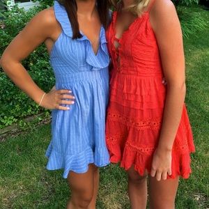 SUPERDOWN striped dress